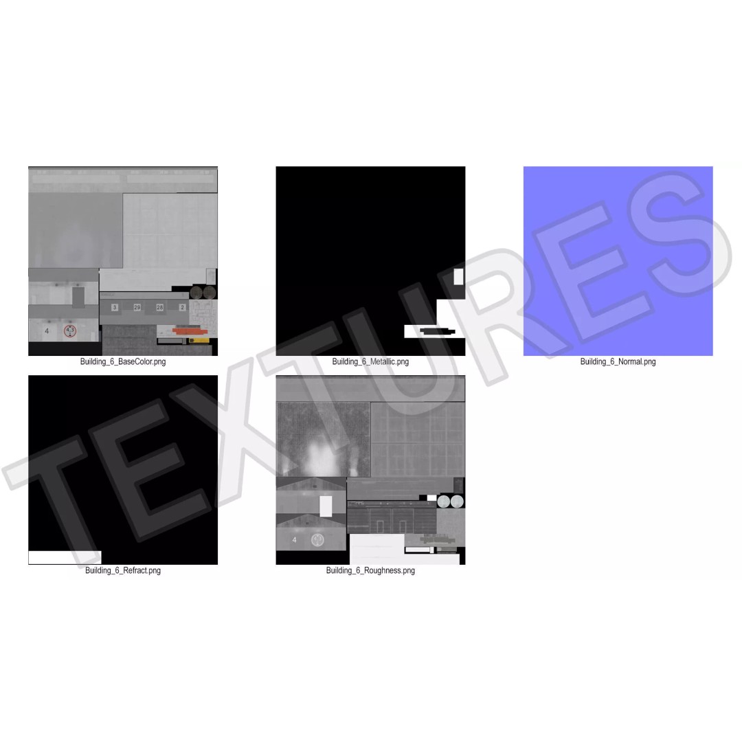 Industrial Workshop Building 3D Model – High Quality PBR Asset, FBX - View 14