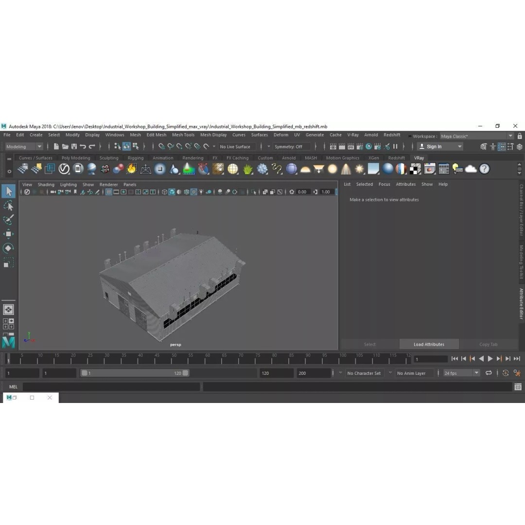 Industrial Workshop Building 3D Model – High Quality PBR Asset, FBX - View 23