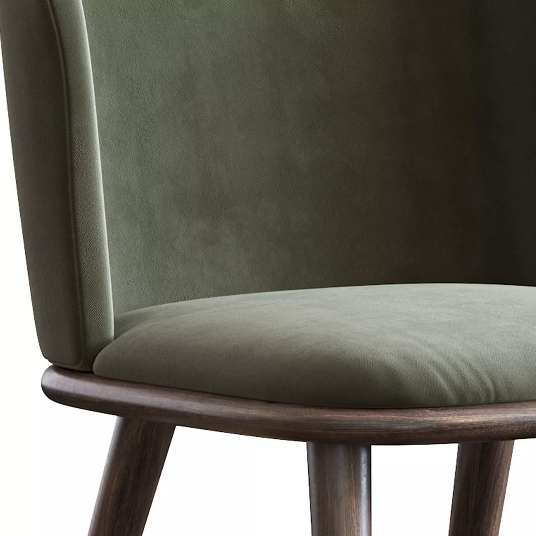 Arven L 3D Model – Contemporary Dining Chair, PBR Textures - View 11