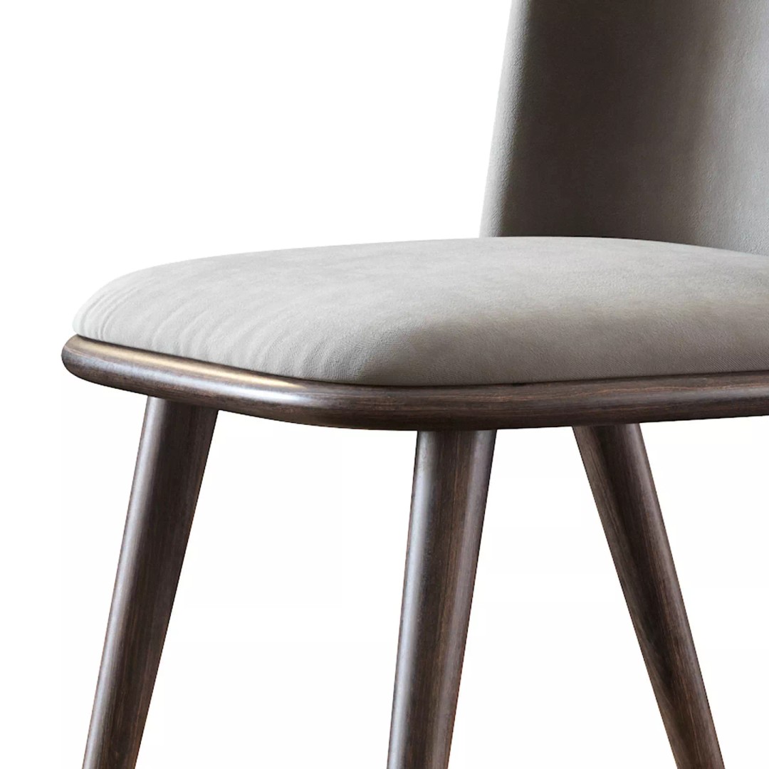 Arven L 3D Model – Contemporary Dining Chair, PBR Textures - View 12