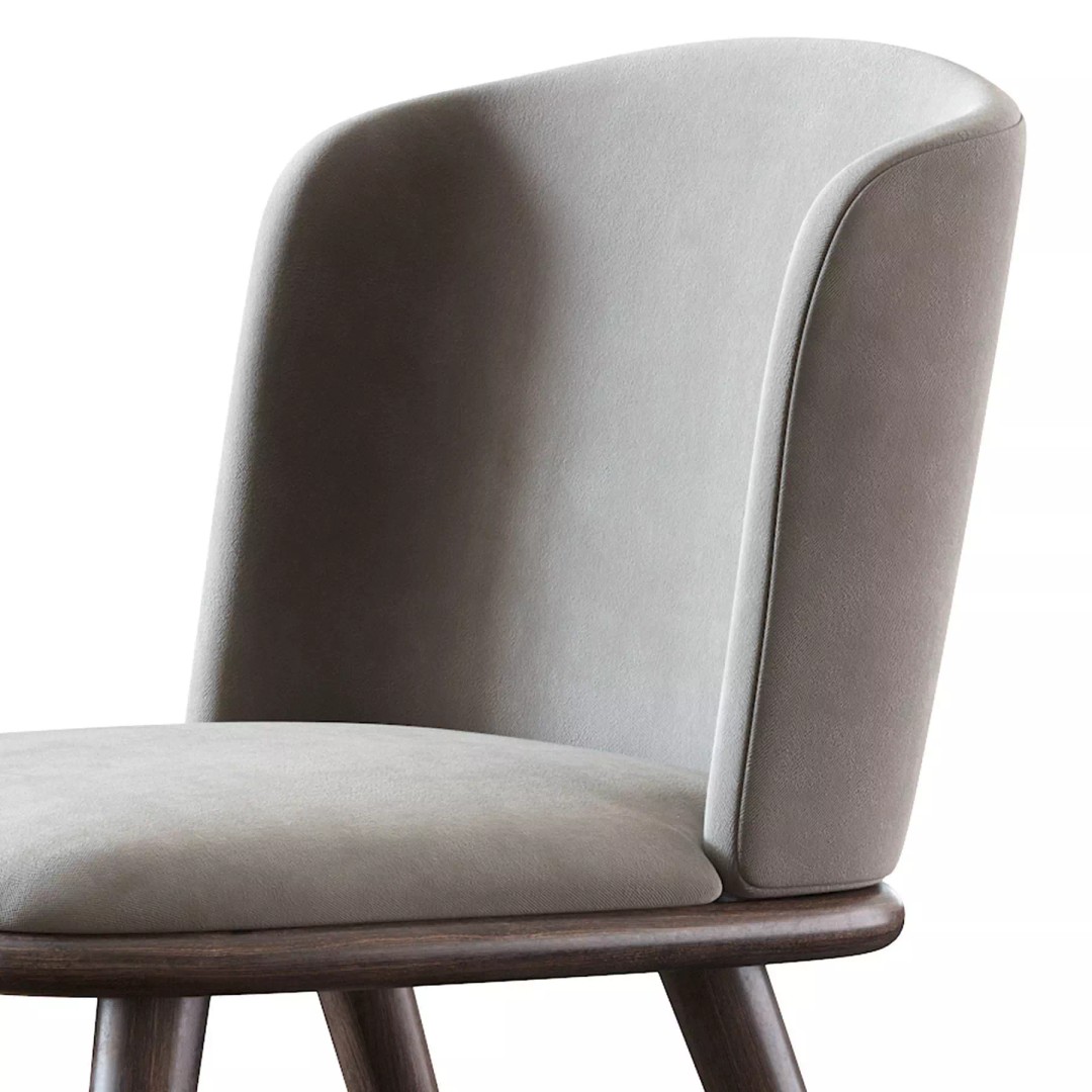 Arven L 3D Model – Contemporary Dining Chair, PBR Textures - View 14
