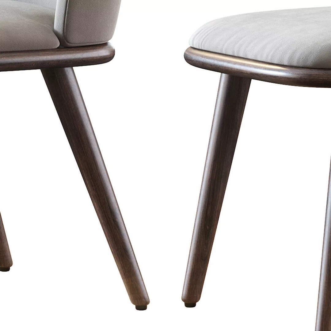 Arven L 3D Model – Contemporary Dining Chair, PBR Textures - View 15