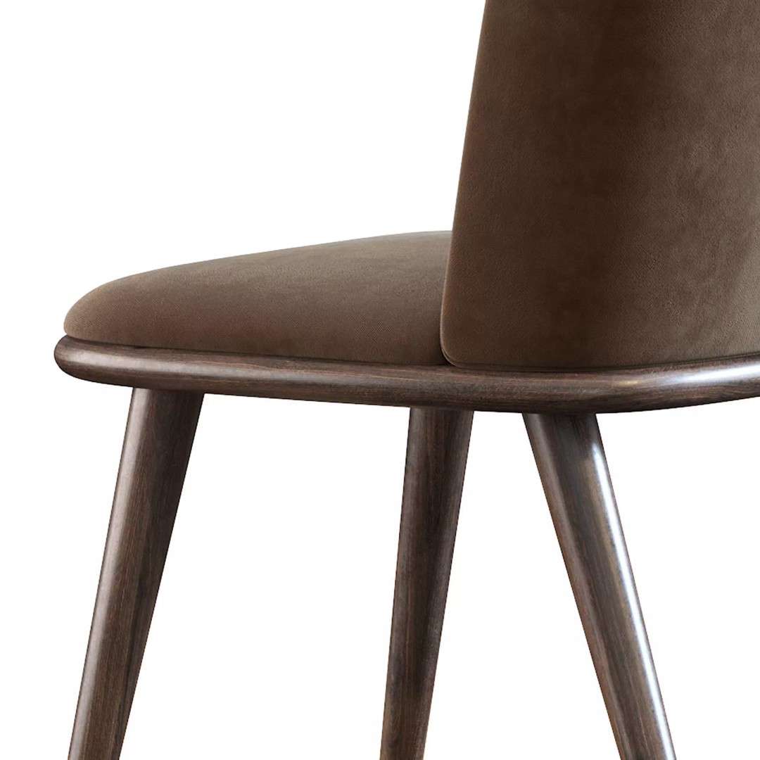 Arven L 3D Model – Contemporary Dining Chair, PBR Textures - View 17