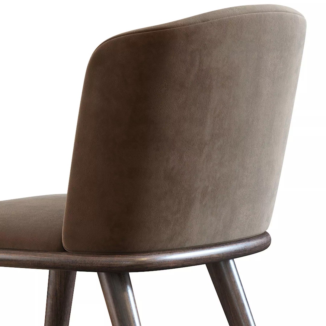 Arven L 3D Model – Contemporary Dining Chair, PBR Textures - View 18