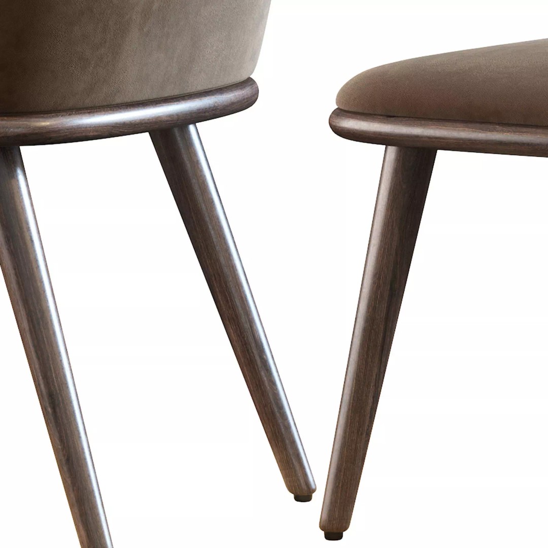 Arven L 3D Model – Contemporary Dining Chair, PBR Textures - View 19