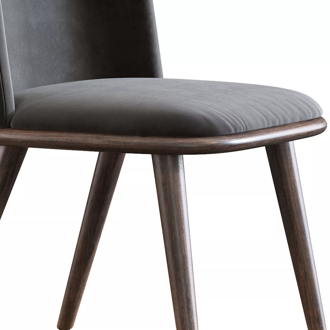 Arven L 3D Model – Contemporary Dining Chair, PBR Textures - View 22