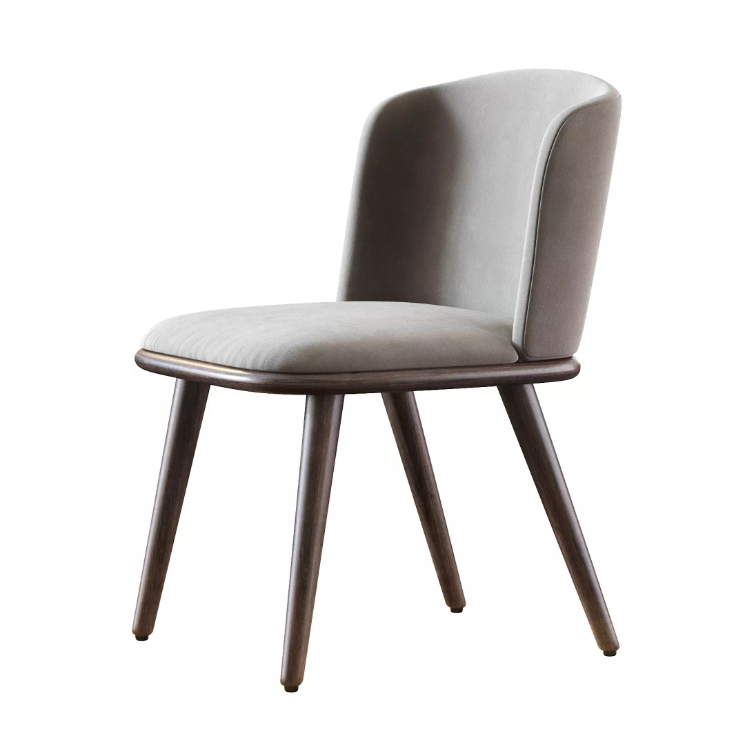 Arven L 3D Model – Contemporary Dining Chair, PBR Textures - View 25