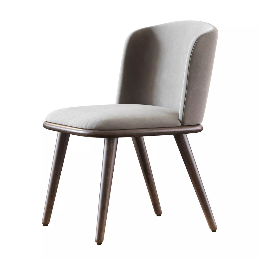Arven L 3D Model – Contemporary Dining Chair, PBR Textures - View 3