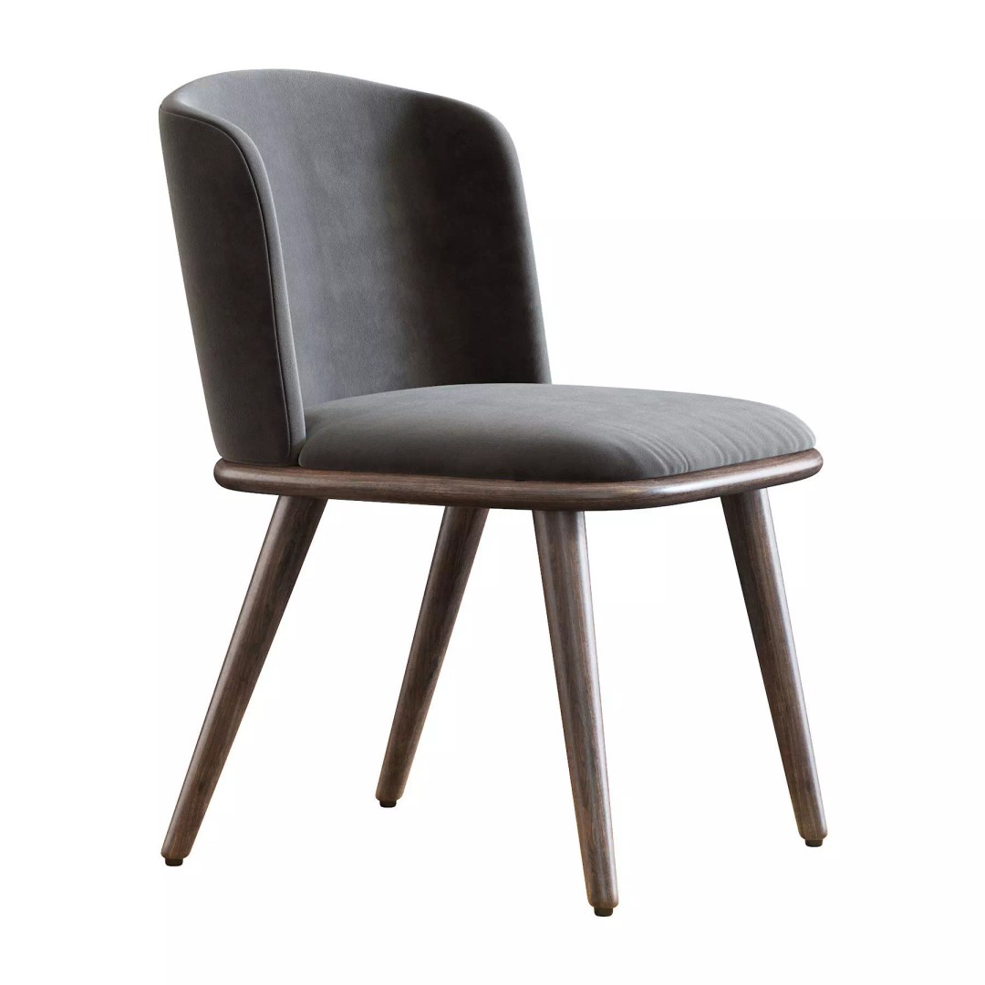 Arven L 3D Model – Contemporary Dining Chair, PBR Textures - View 5