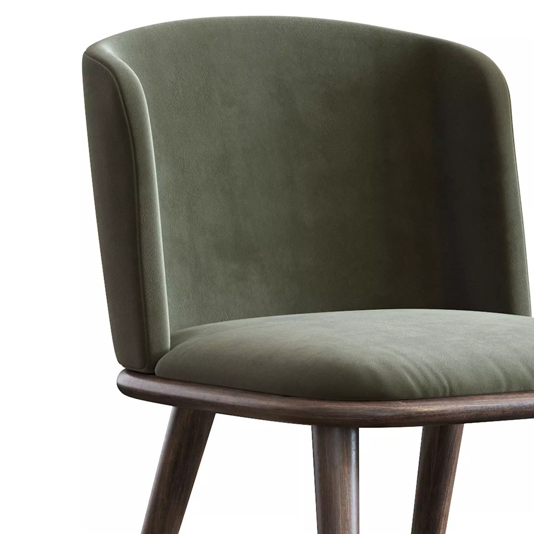 Arven L 3D Model – Contemporary Dining Chair, PBR Textures - View 7
