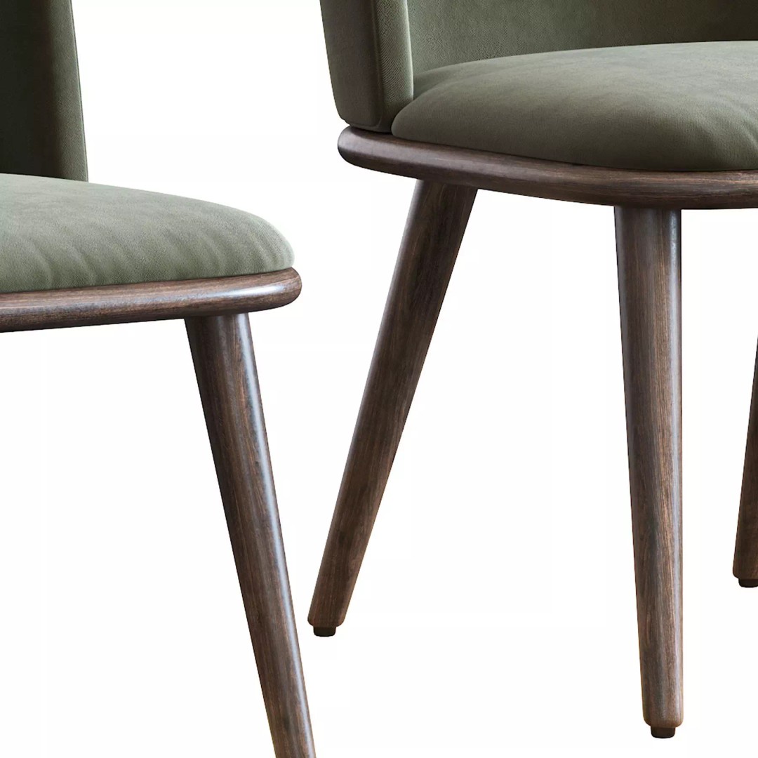 Arven L 3D Model – Contemporary Dining Chair, PBR Textures - View 9