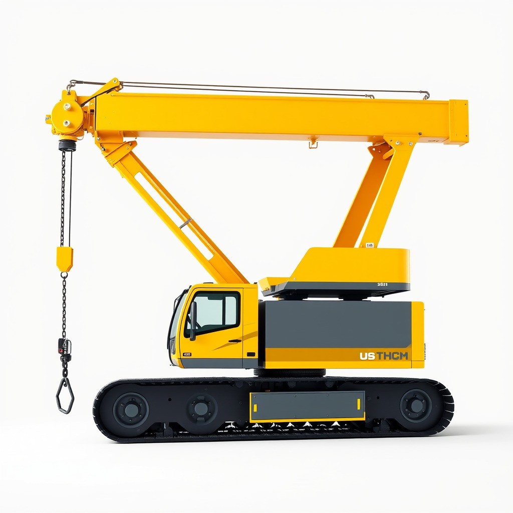 Industrial Stacker Crane 3D Model – Low Poly PBR Game Asset, FBX - View 5