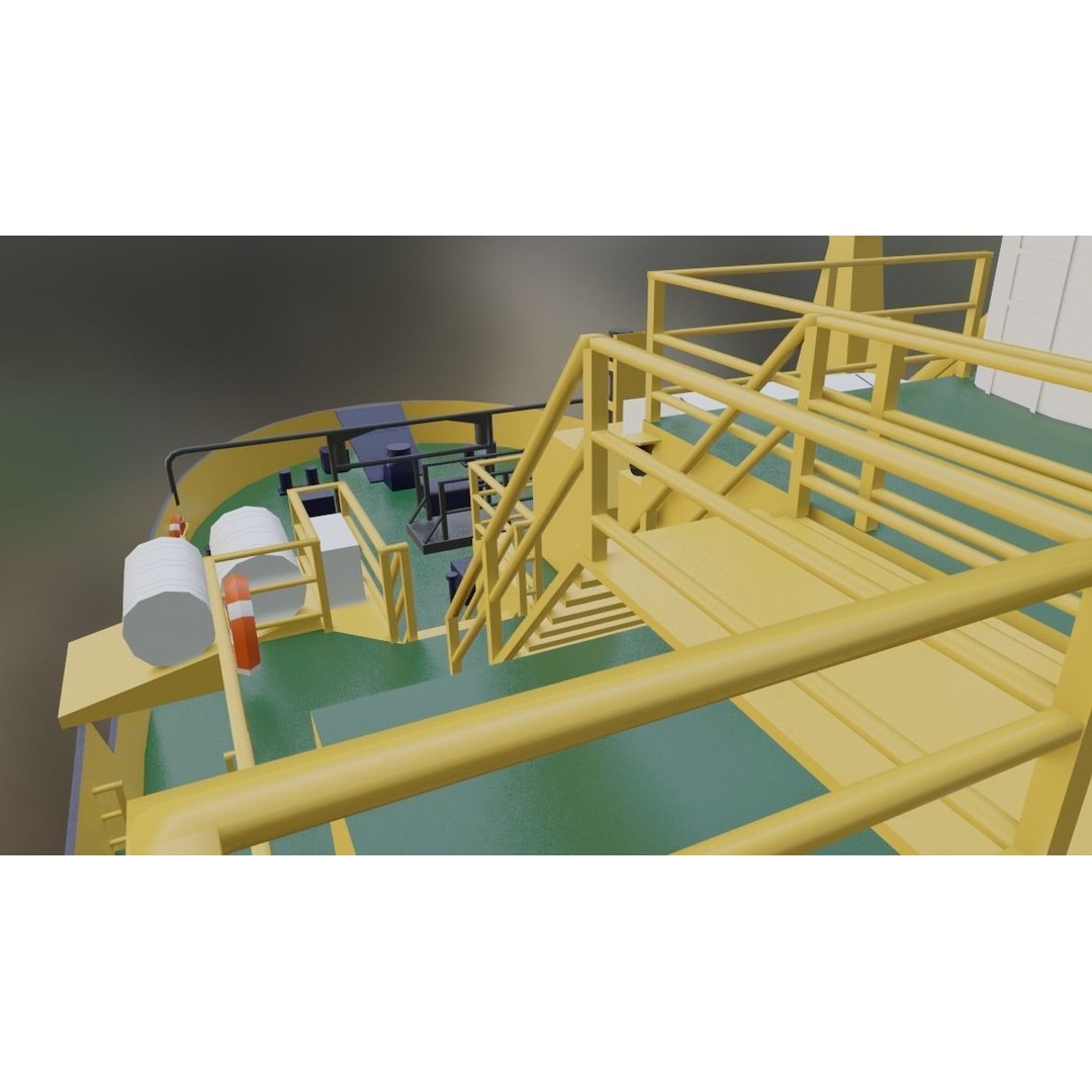 Swedish Icebreaker Ale 3D Model – Low Poly Vessel, Blender/OBJ - View 5