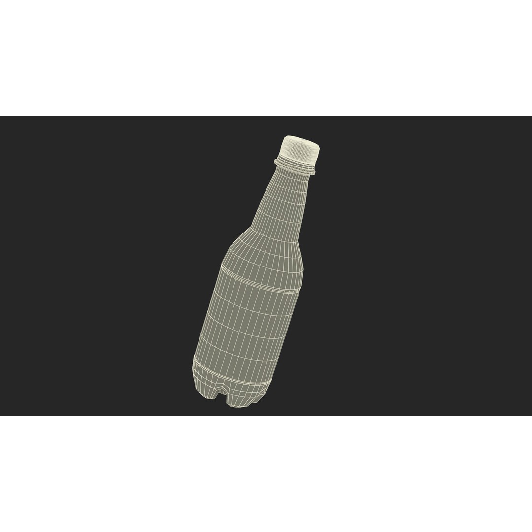 Mountain Dew Soft Drink Neon Bottle 3D Model – High Poly PBR Asset, FBX, OBJ - View 19