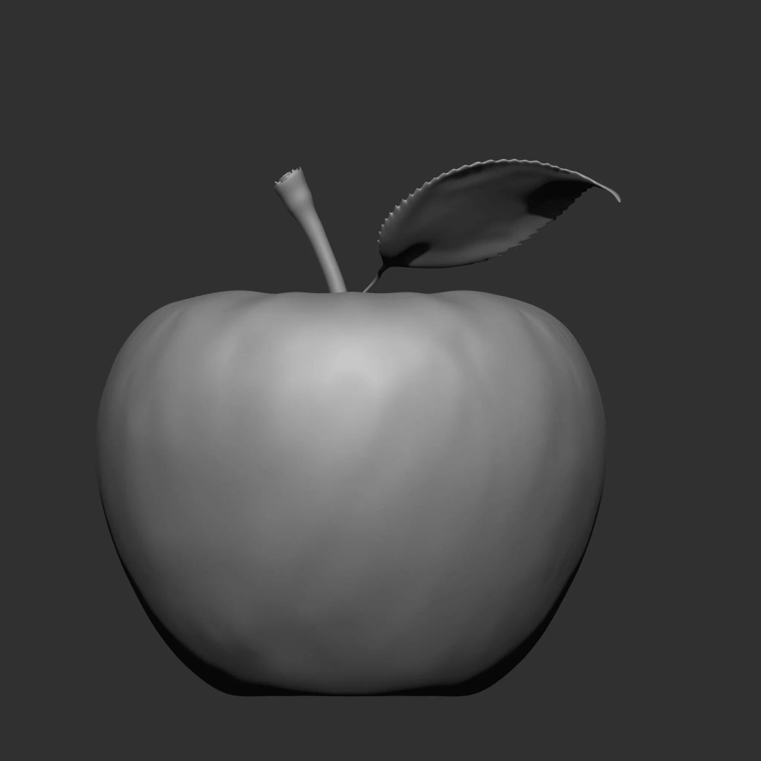 Fruits and Vegetables 3D Model – 17-in-1 Design Brush Pack, OBJ - View 10