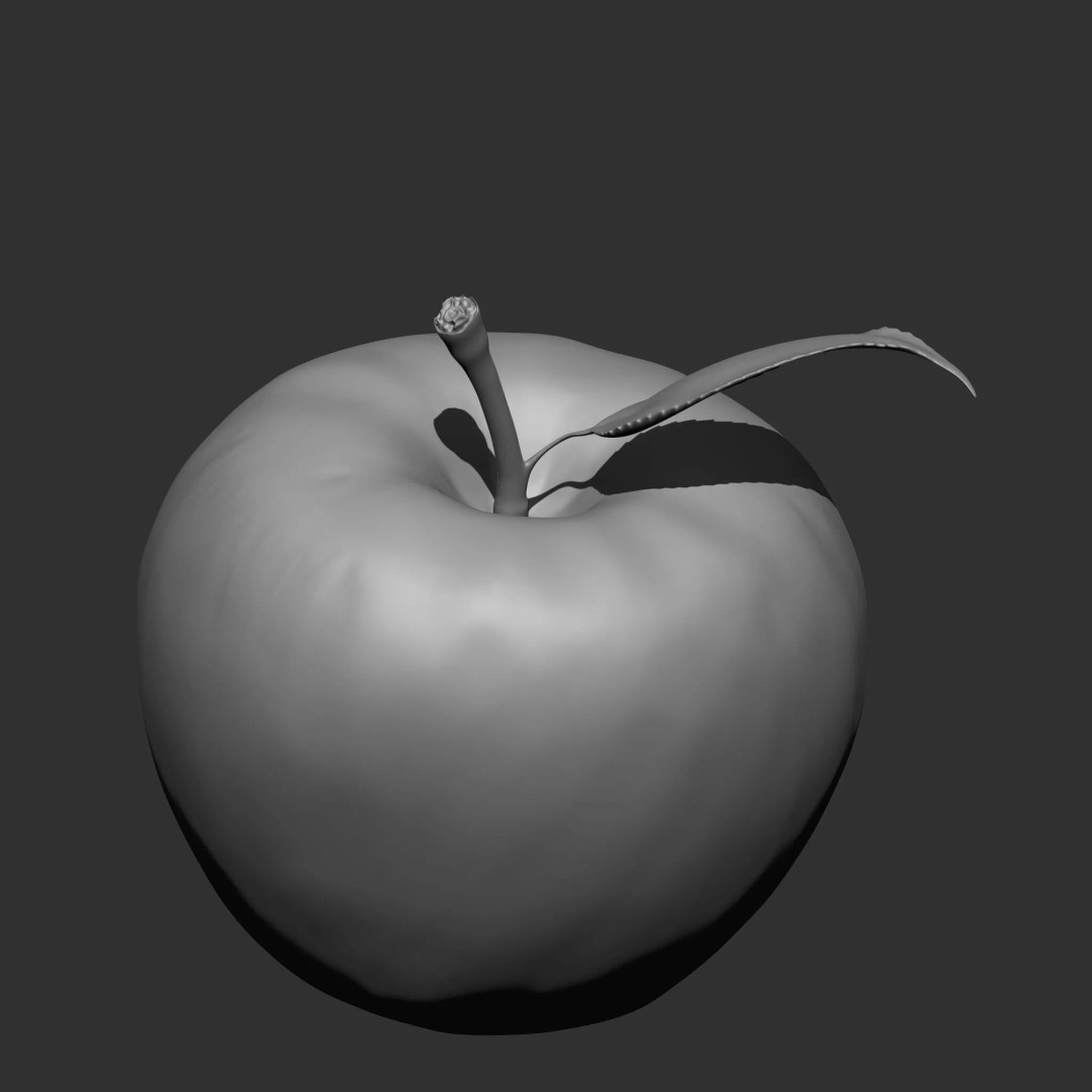 Fruits and Vegetables 3D Model – 17-in-1 Design Brush Pack, OBJ - View 12