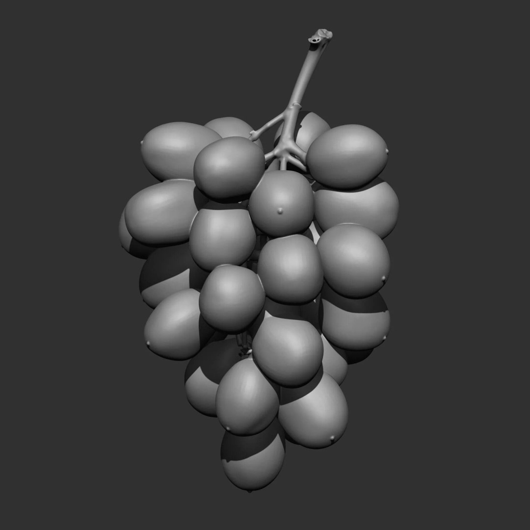 Fruits and Vegetables 3D Model – 17-in-1 Design Brush Pack, OBJ - View 13