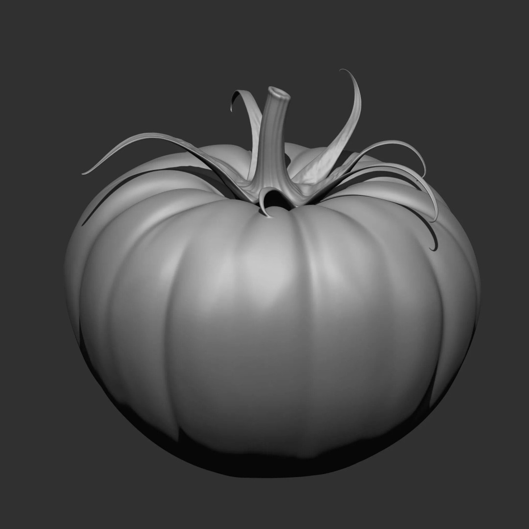 Fruits and Vegetables 3D Model – 17-in-1 Design Brush Pack, OBJ - View 21