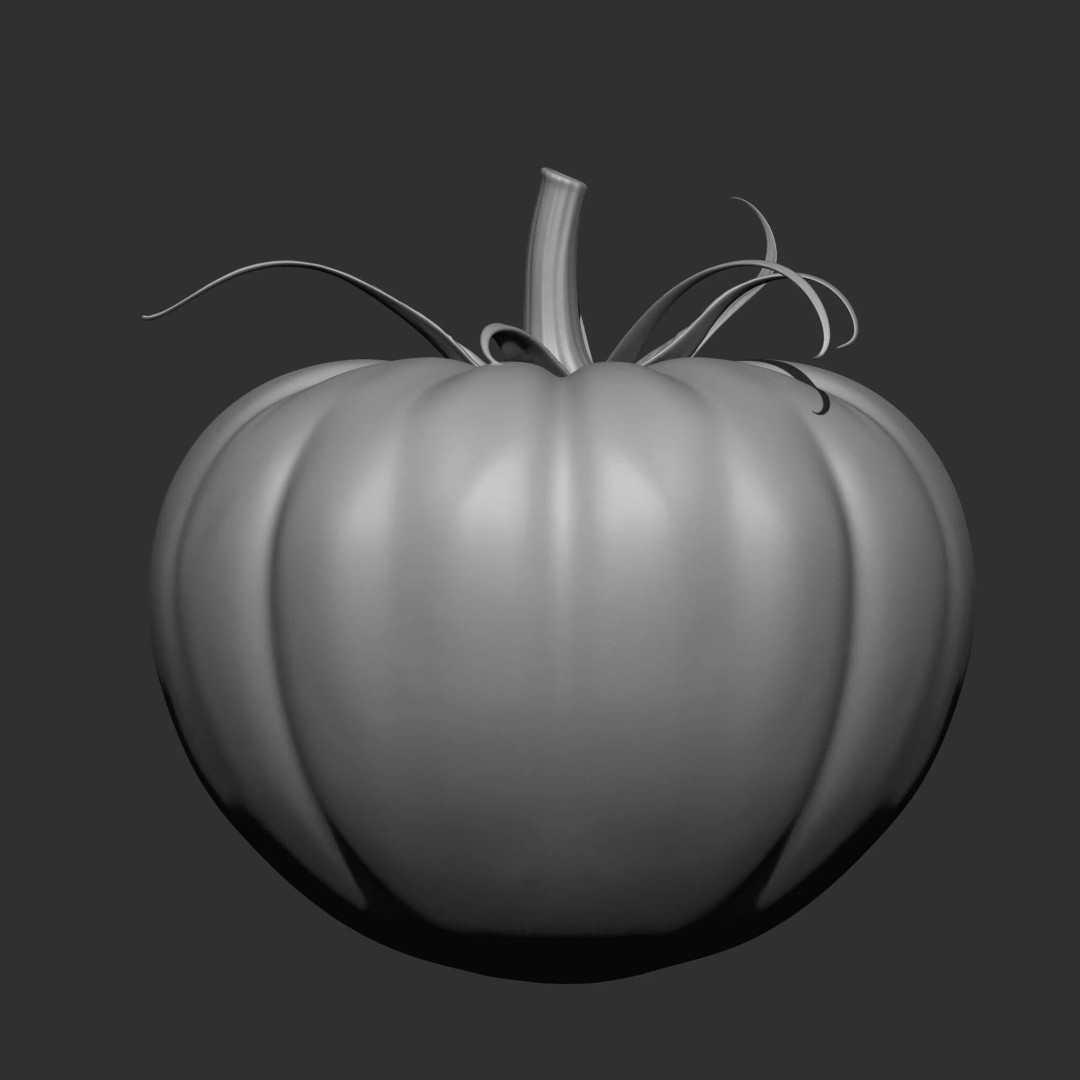 Fruits and Vegetables 3D Model – 17-in-1 Design Brush Pack, OBJ - View 22