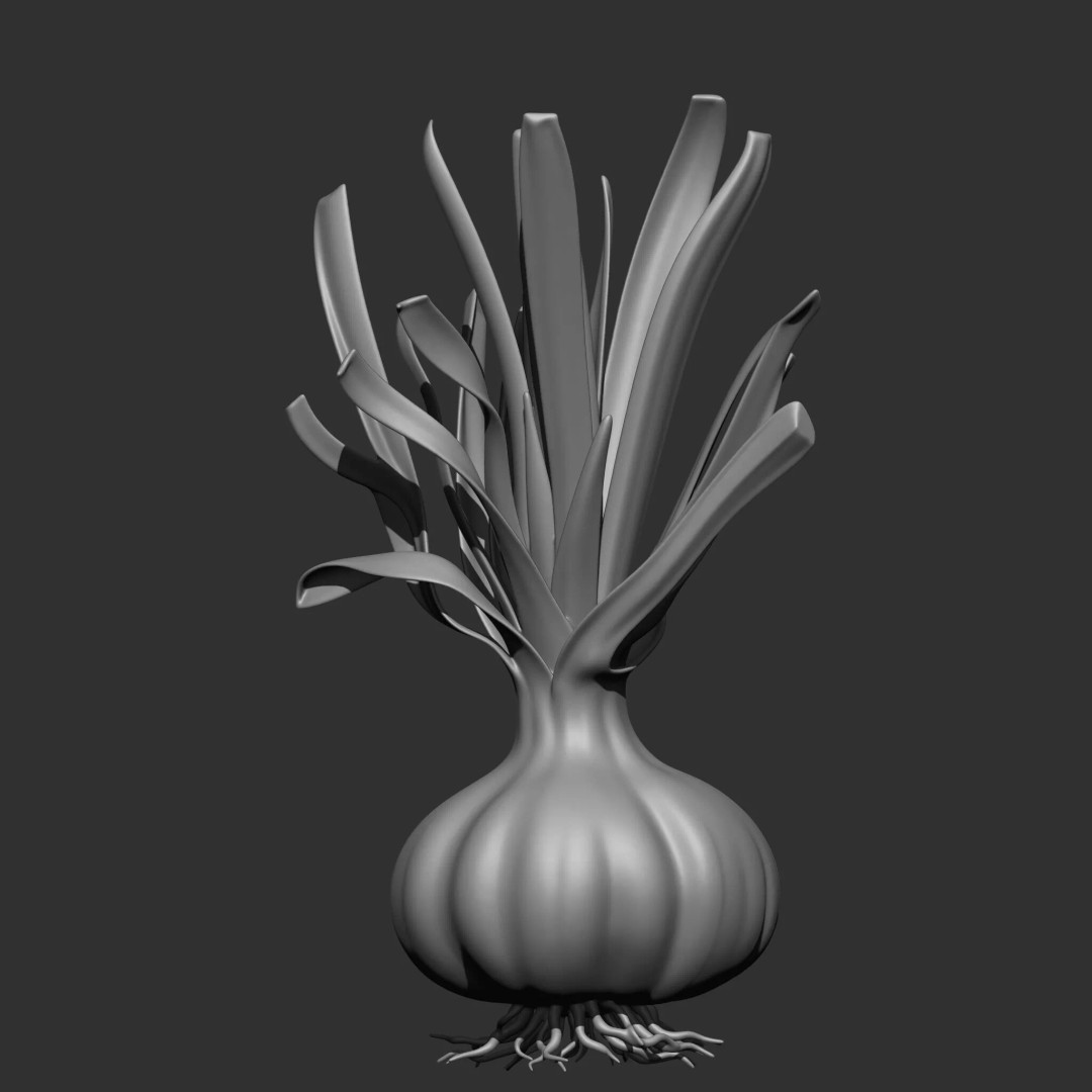 Fruits and Vegetables 3D Model – 17-in-1 Design Brush Pack, OBJ - View 25