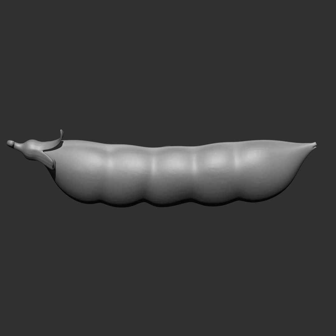 Fruits and Vegetables 3D Model – 17-in-1 Design Brush Pack, OBJ - View 27