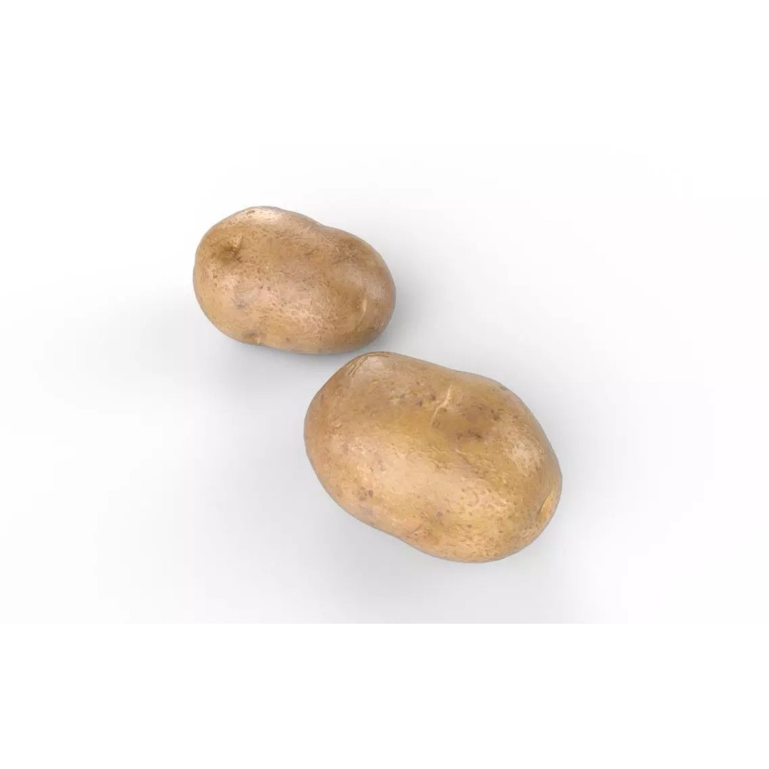 Potato M11 3D Model – Low Poly Game Asset, FBX, PBR Textures - View 5