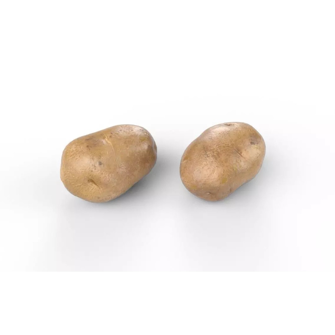 Potato M11 3D Model – Low Poly Game Asset, FBX, PBR Textures - View 6