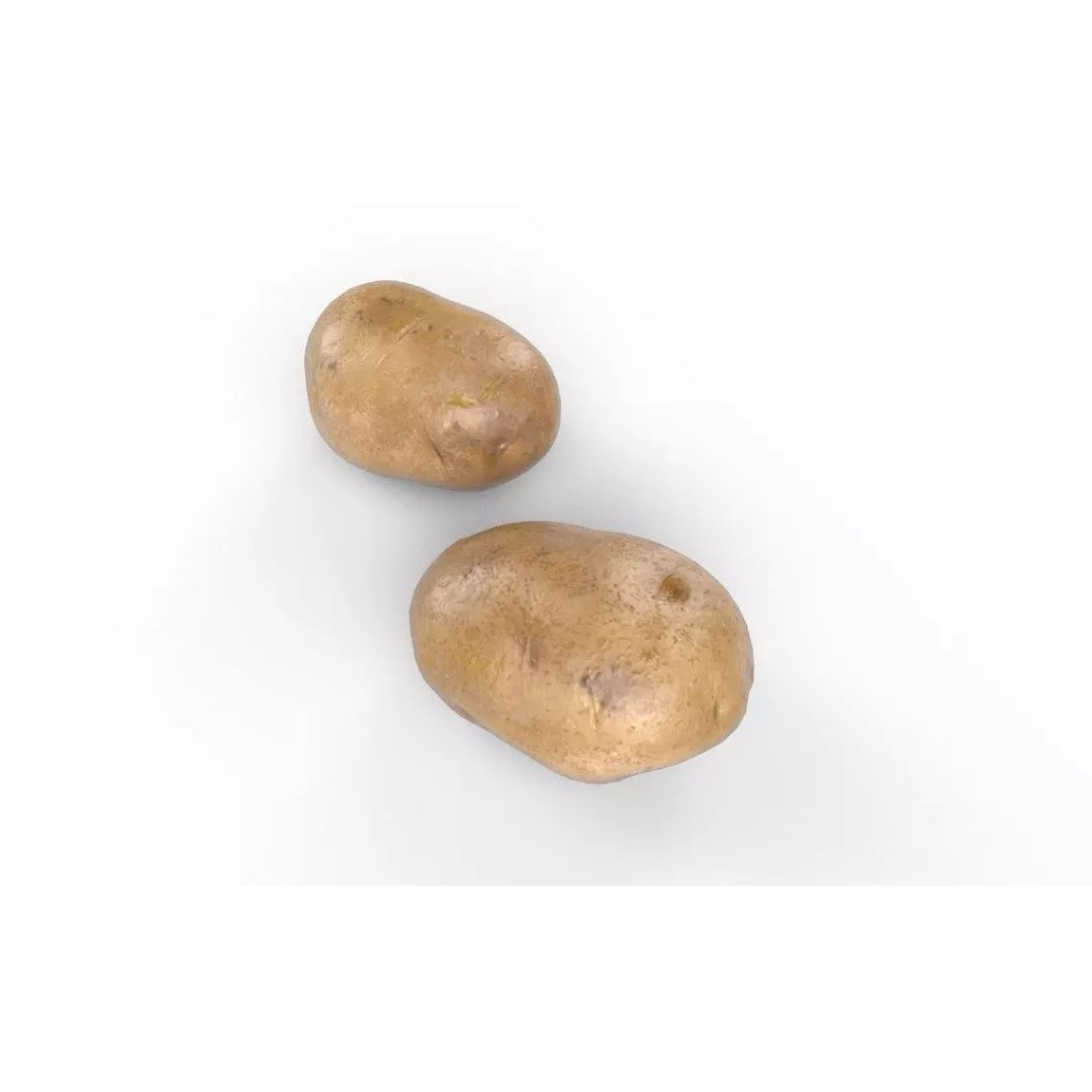 Potato M11 3D Model – Low Poly Game Asset, FBX, PBR Textures - View 7