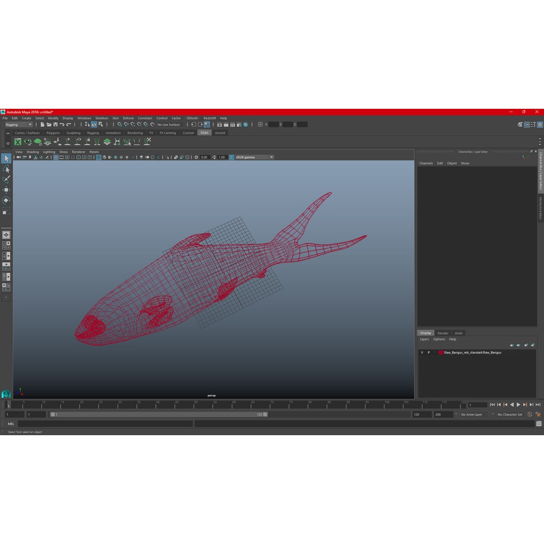 Raw Bangus 3D Model – High Poly PBR Fish Asset, FBX, OBJ - View 21