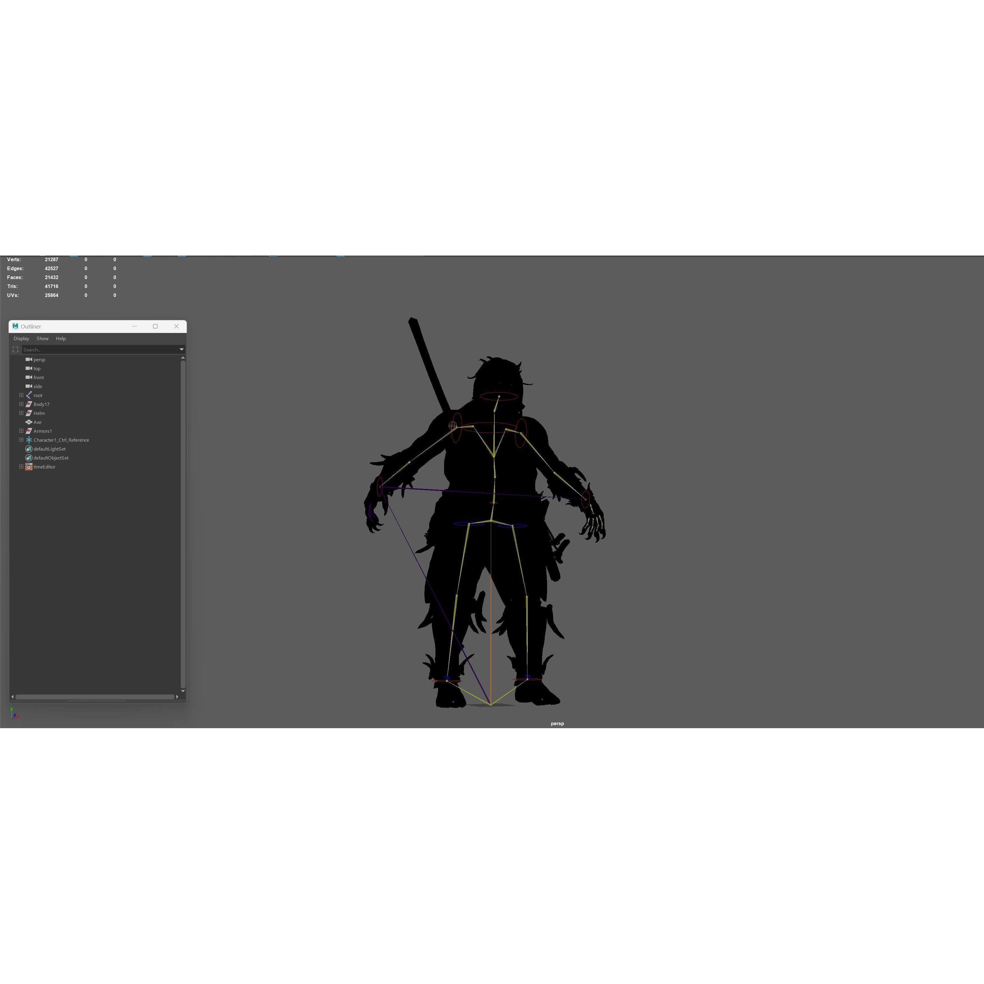 Butcher - Low-Poly Game-Ready 3D Model