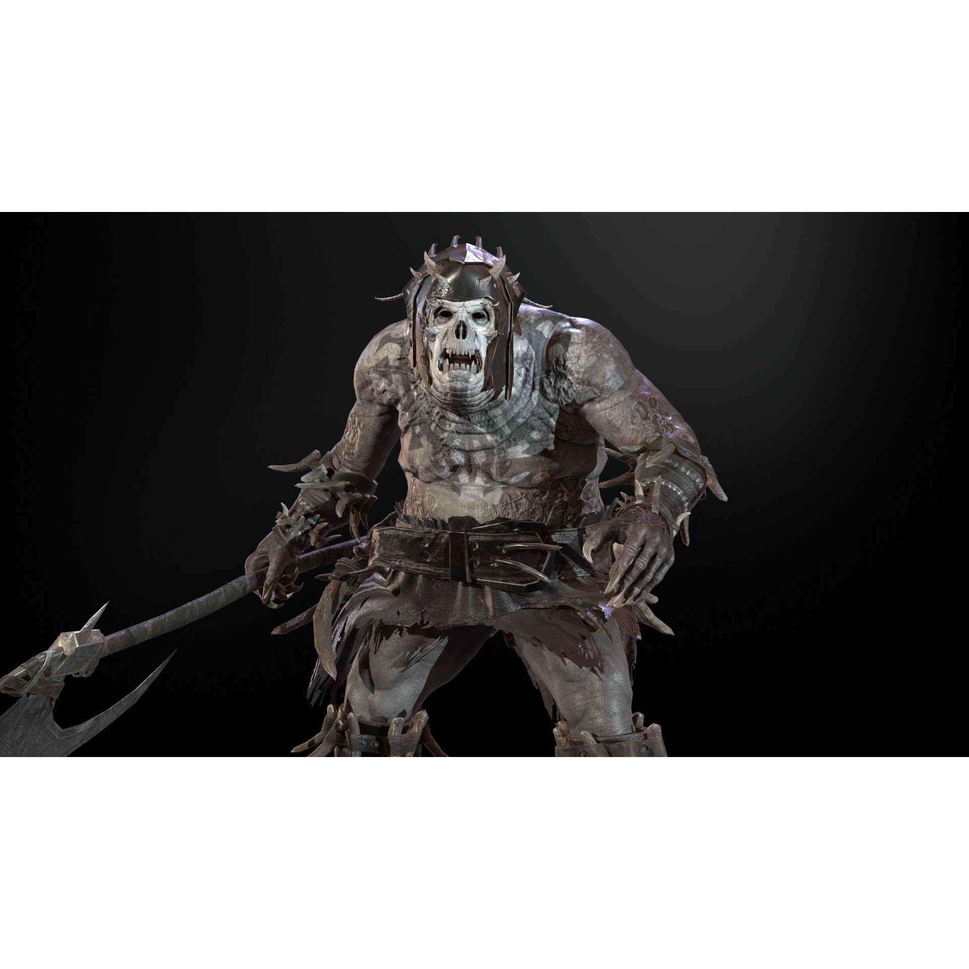 Butcher - Low-Poly Game-Ready 3D Model - View 14