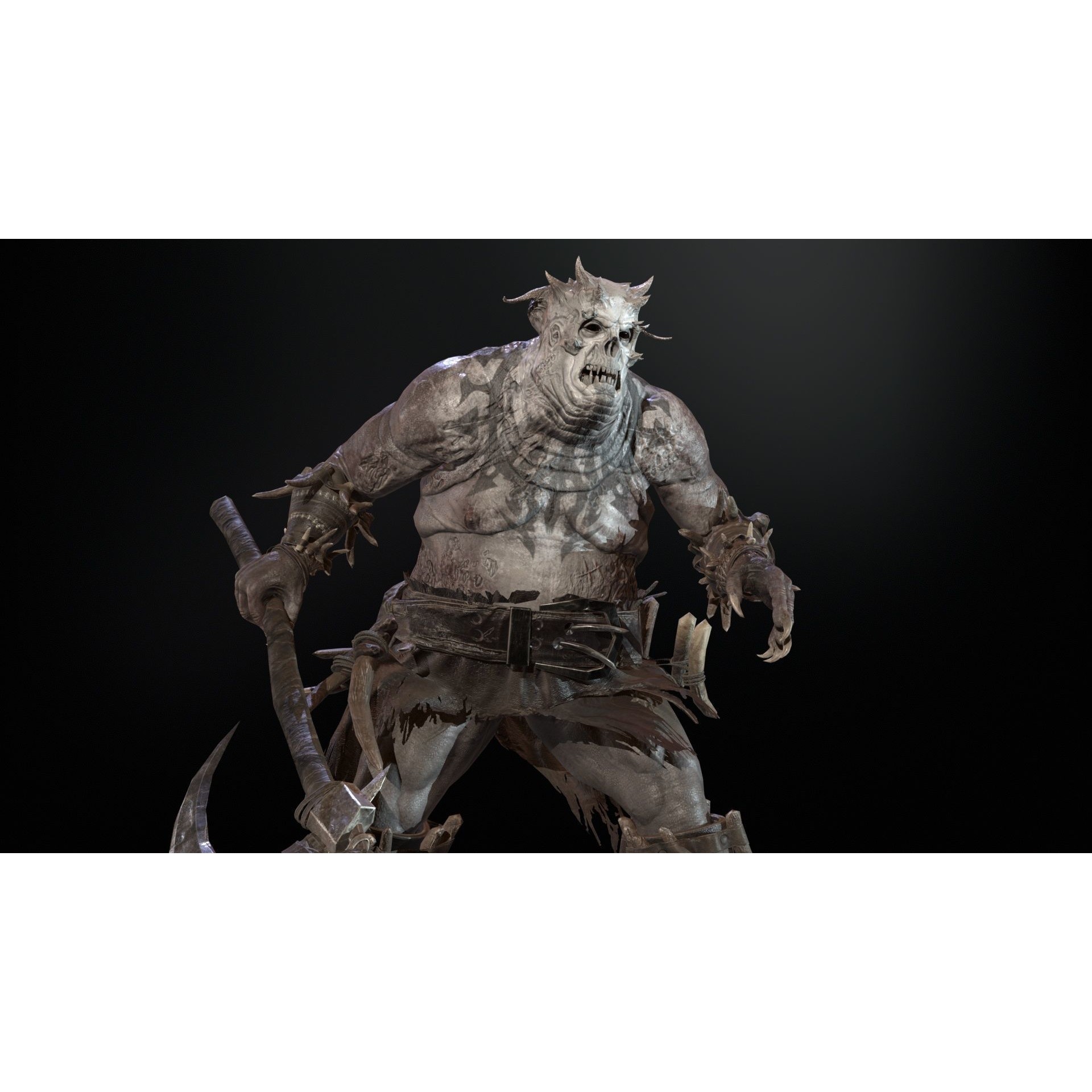 Butcher - Low-Poly Game-Ready 3D Model - View 15