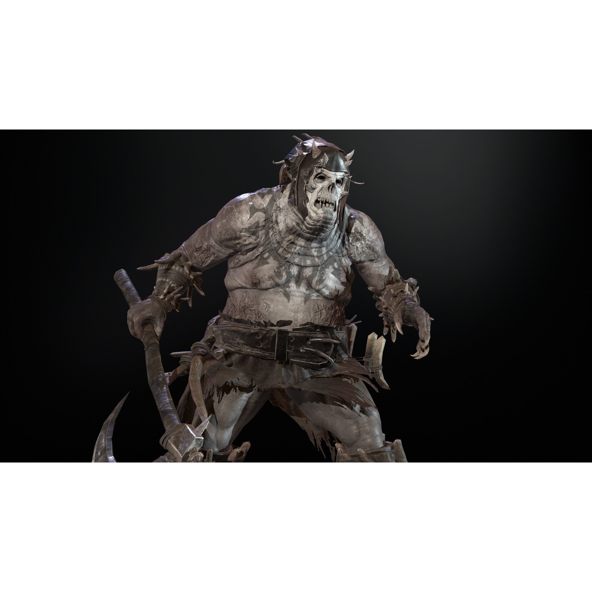 Butcher - Low-Poly Game-Ready 3D Model - View 16