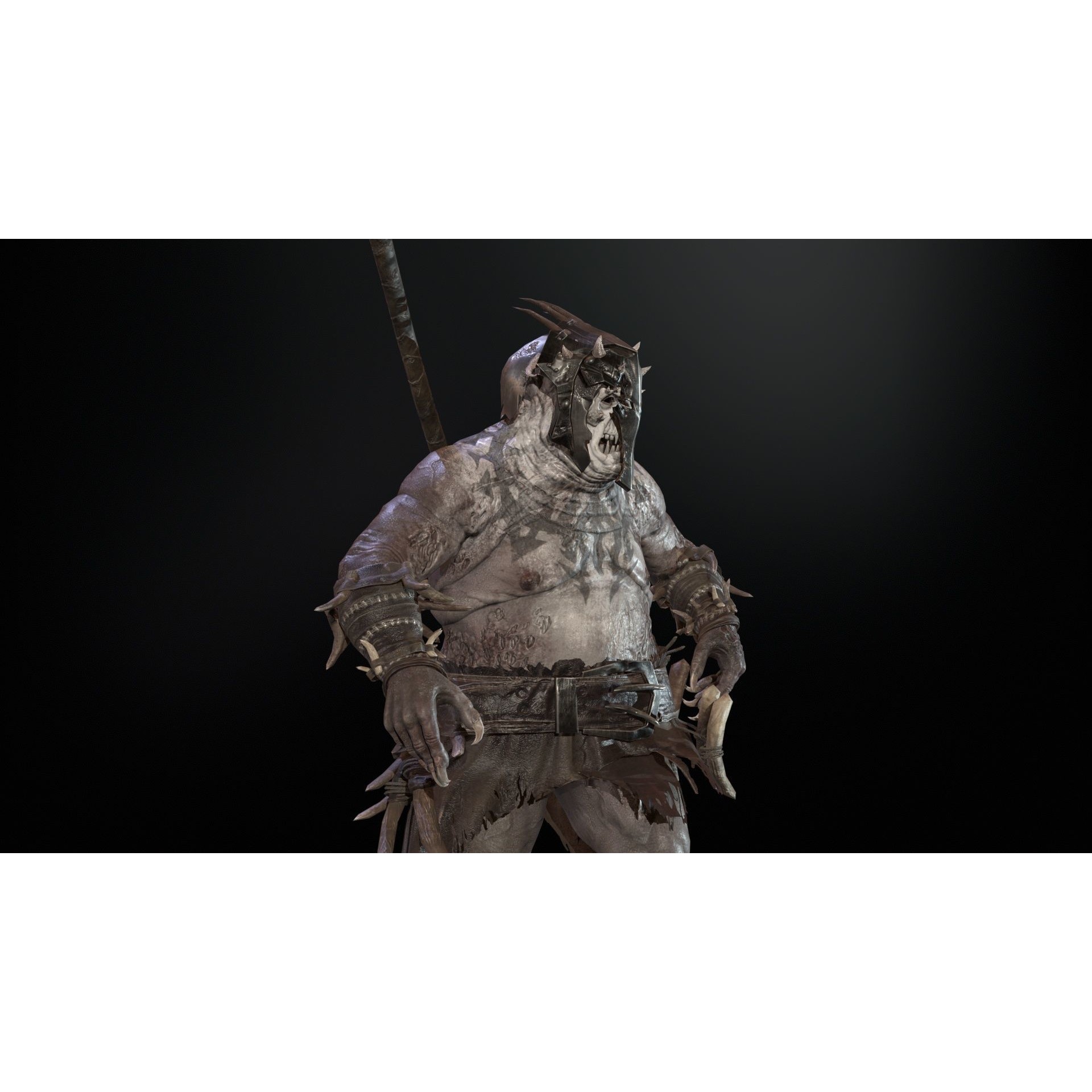 Butcher - Low-Poly Game-Ready 3D Model - View 18