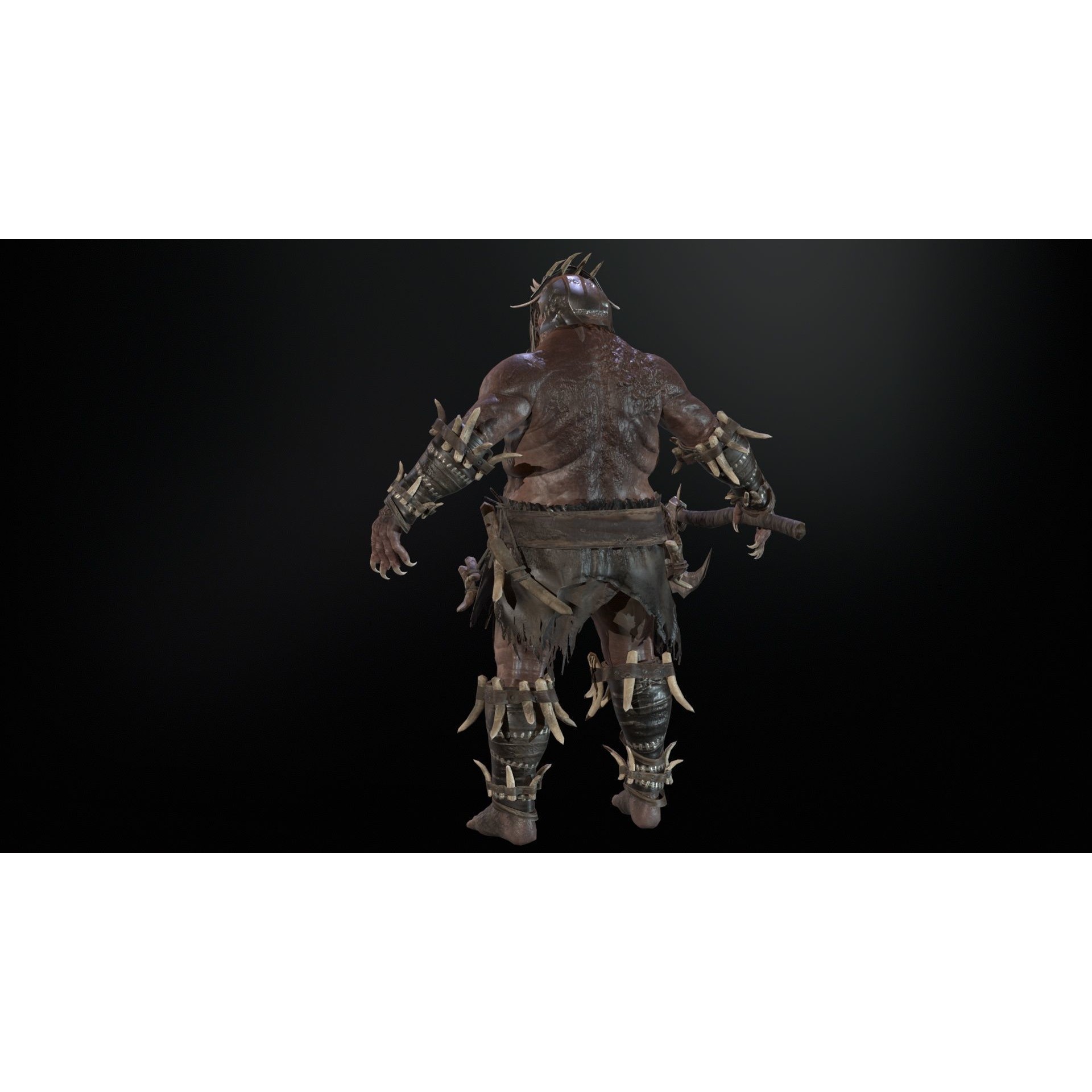 Butcher - Low-Poly Game-Ready 3D Model - View 23