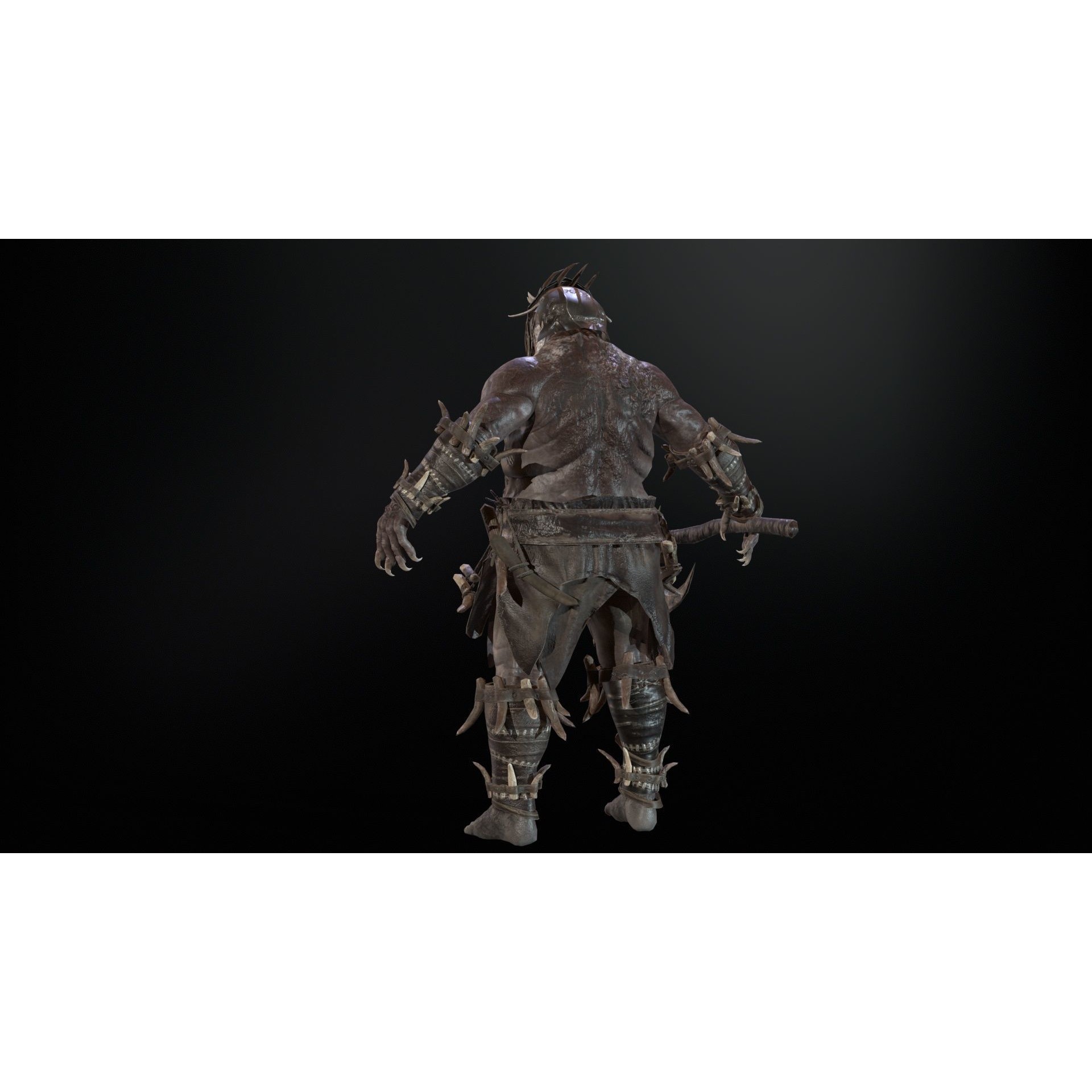 Butcher - Low-Poly Game-Ready 3D Model - View 27