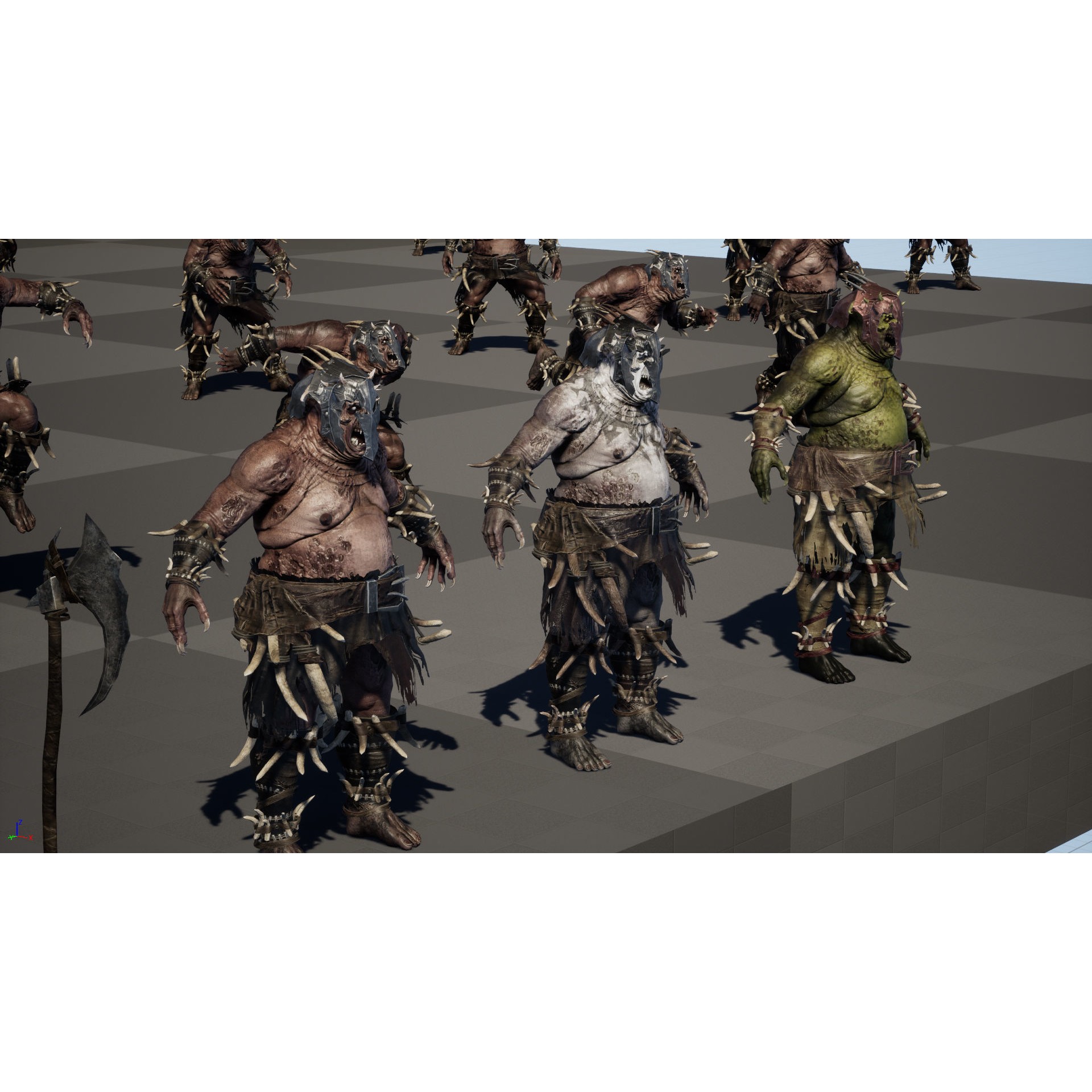 Butcher - Low-Poly Game-Ready 3D Model - View 36
