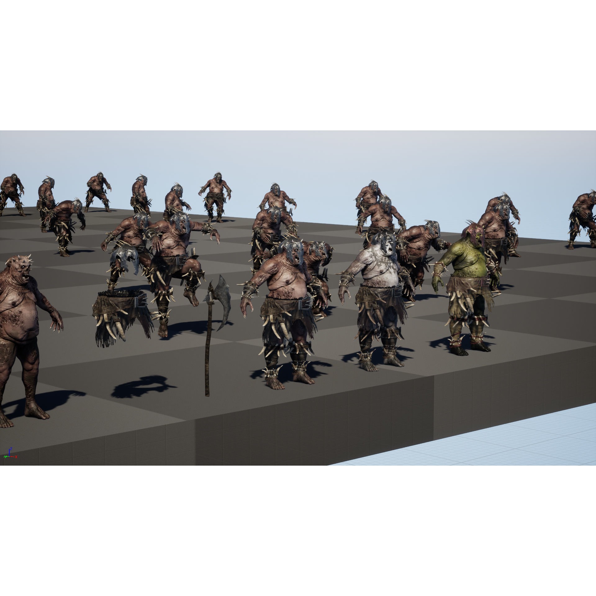 Butcher - Low-Poly Game-Ready 3D Model - View 37