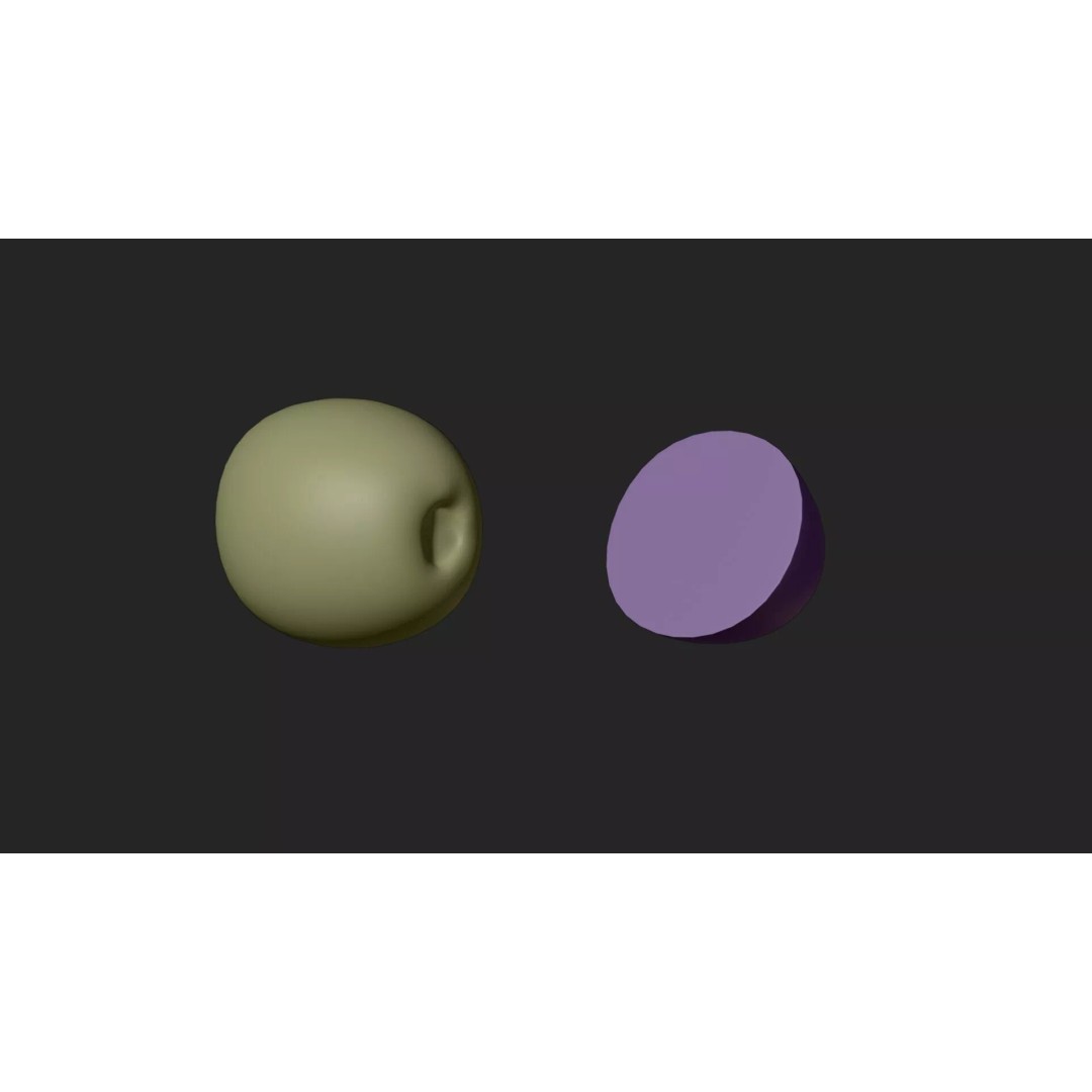 Lemon 3D Model – Photorealistic PBR Low Poly Asset, FBX, OBJ - View 14