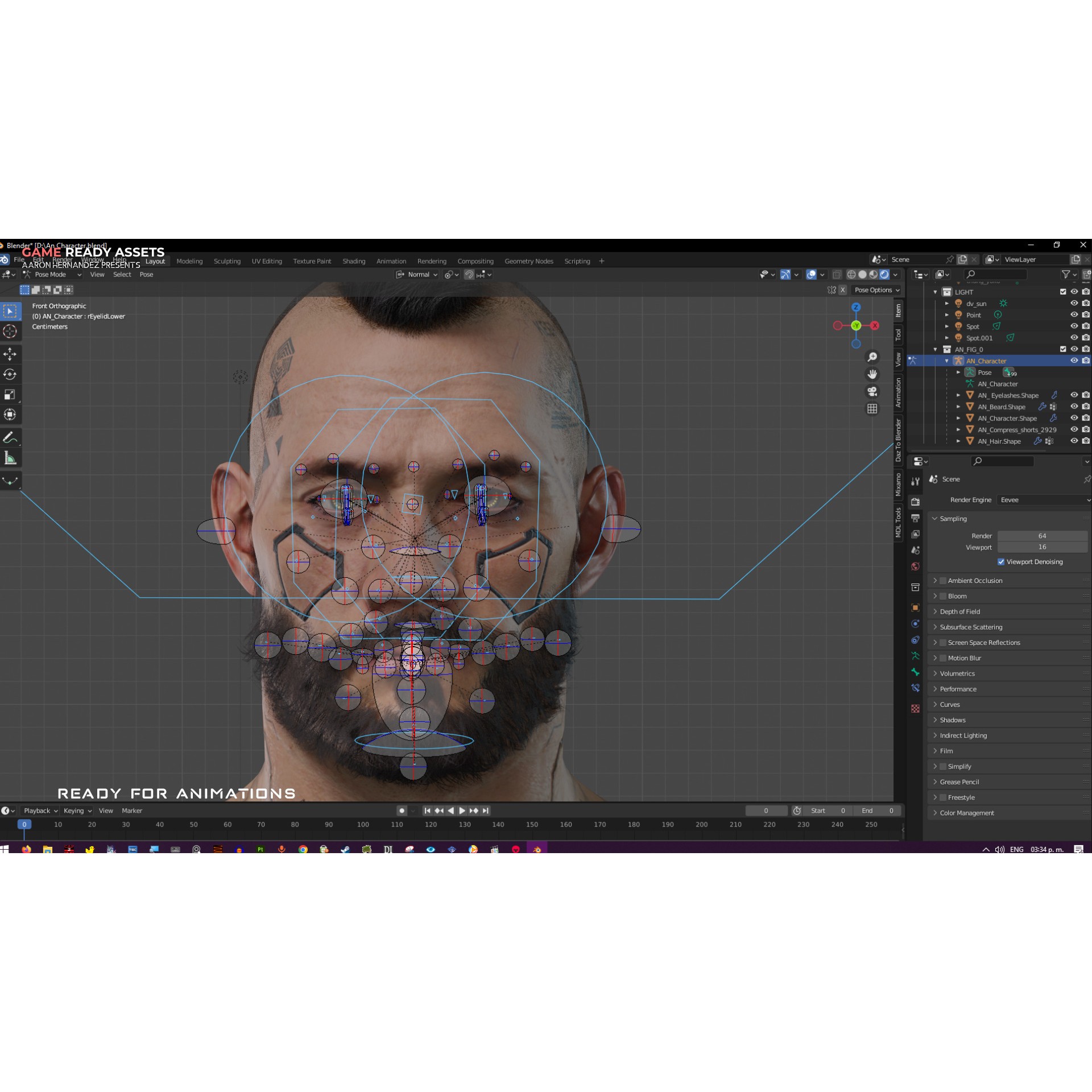 Base Male Sci-Fi Character - Low-Poly Game-Ready 3D Model - View 26