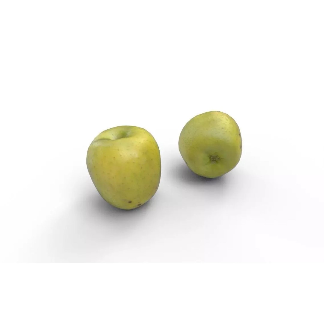 Apple M29 3D Model – Low Poly Game Asset, FBX, PBR Textures - View 2
