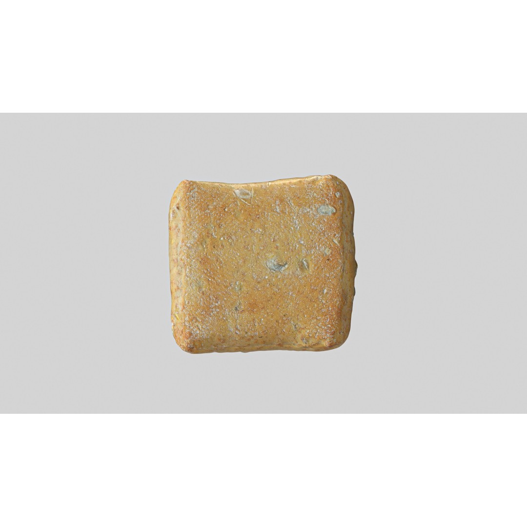 Pumpkin Bread Roll 3D Model – Low Poly PBR Asset, FBX, OBJ - View 7