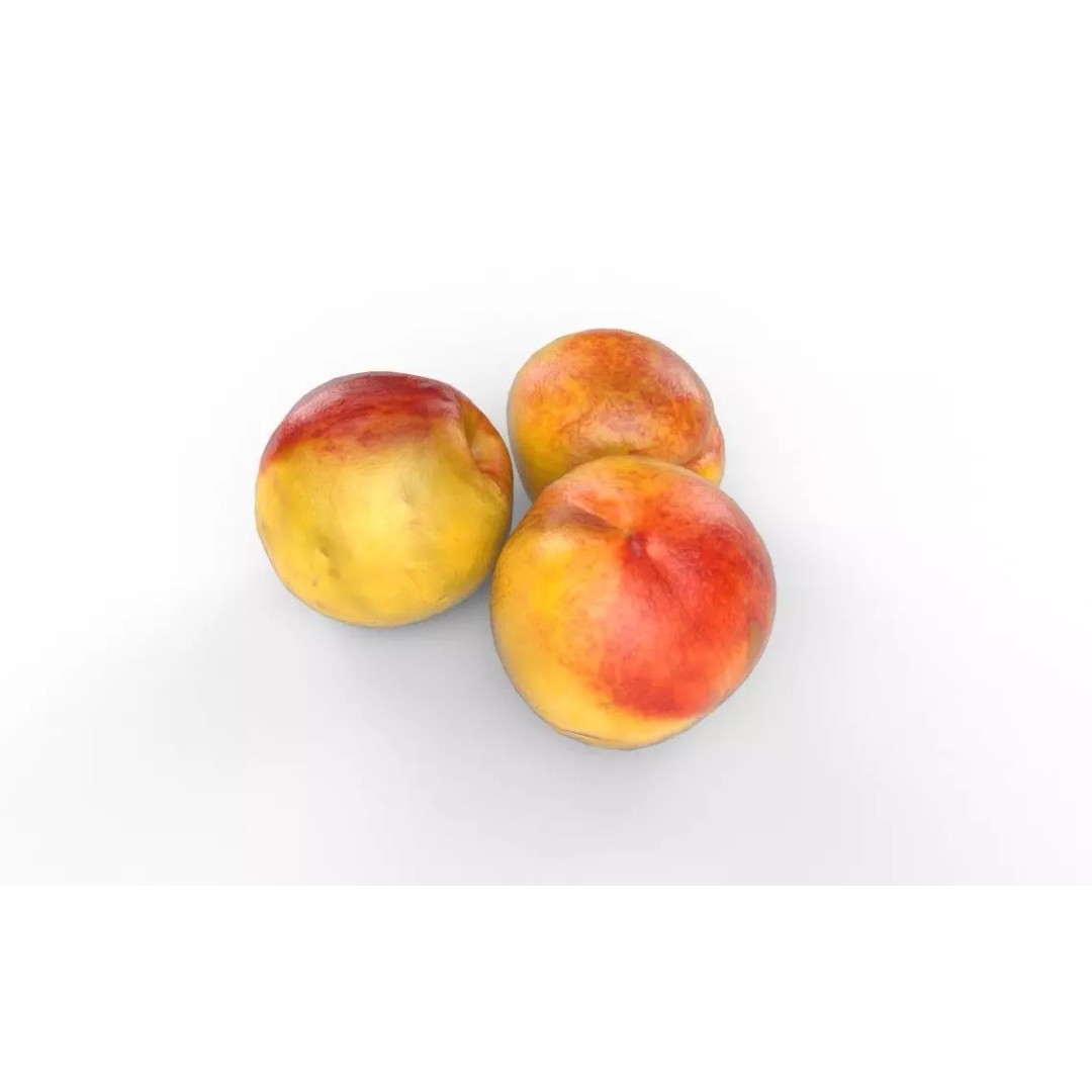 Nectarin 3D Model – Low Poly Fruit Asset with PBR Textures - View 5