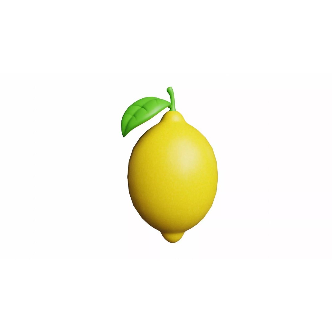 10 Fruits Pack 3D Model – Stylized Cartoon Low Poly, FBX, Blender - View 18