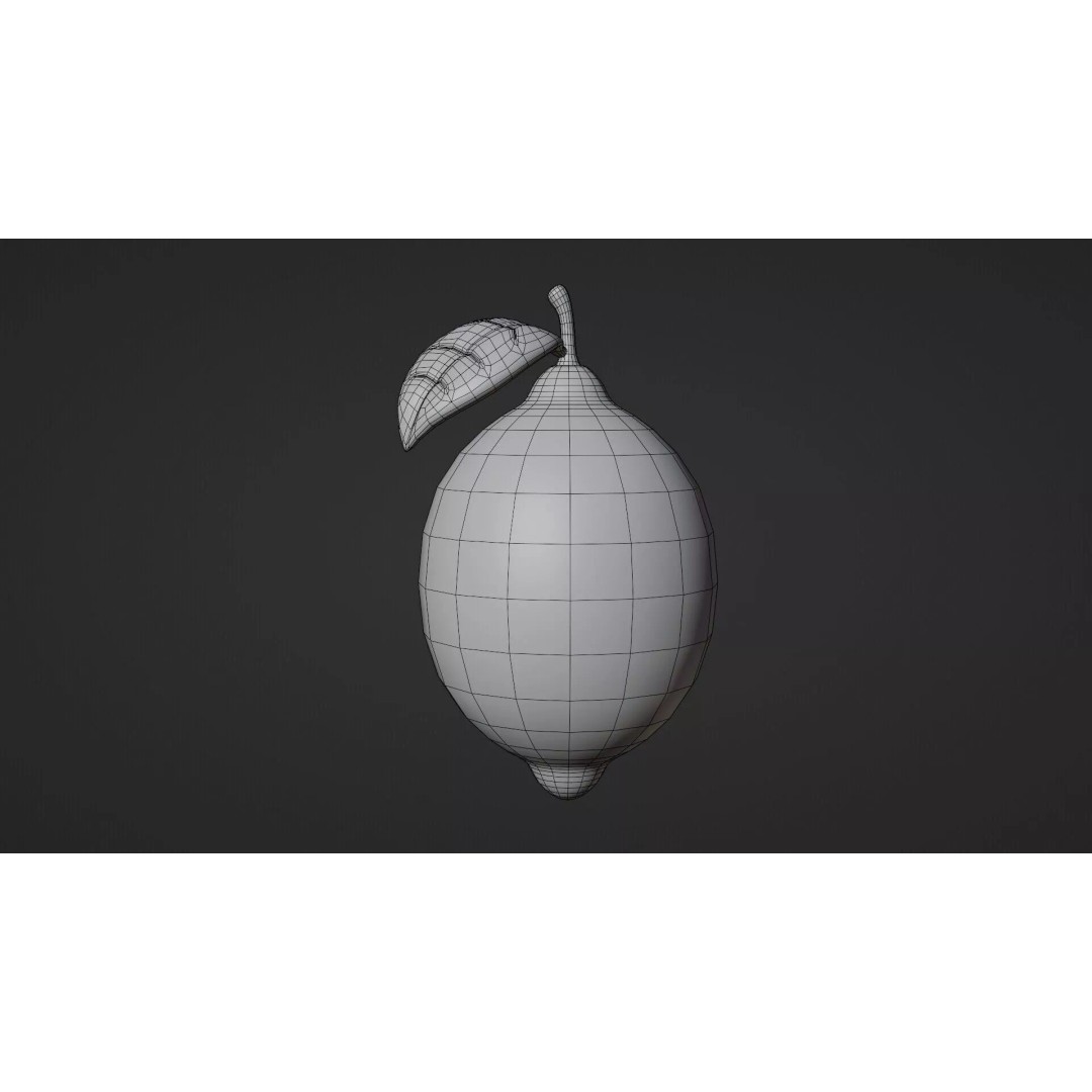 10 Fruits Pack 3D Model – Stylized Cartoon Low Poly, FBX, Blender - View 19