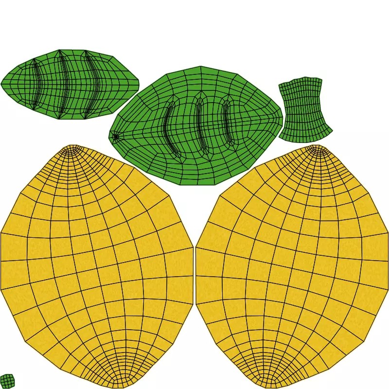 10 Fruits Pack 3D Model – Stylized Cartoon Low Poly, FBX, Blender - View 20
