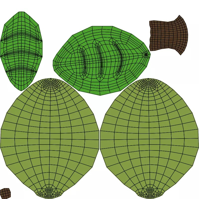 10 Fruits Pack 3D Model – Stylized Cartoon Low Poly, FBX, Blender - View 26