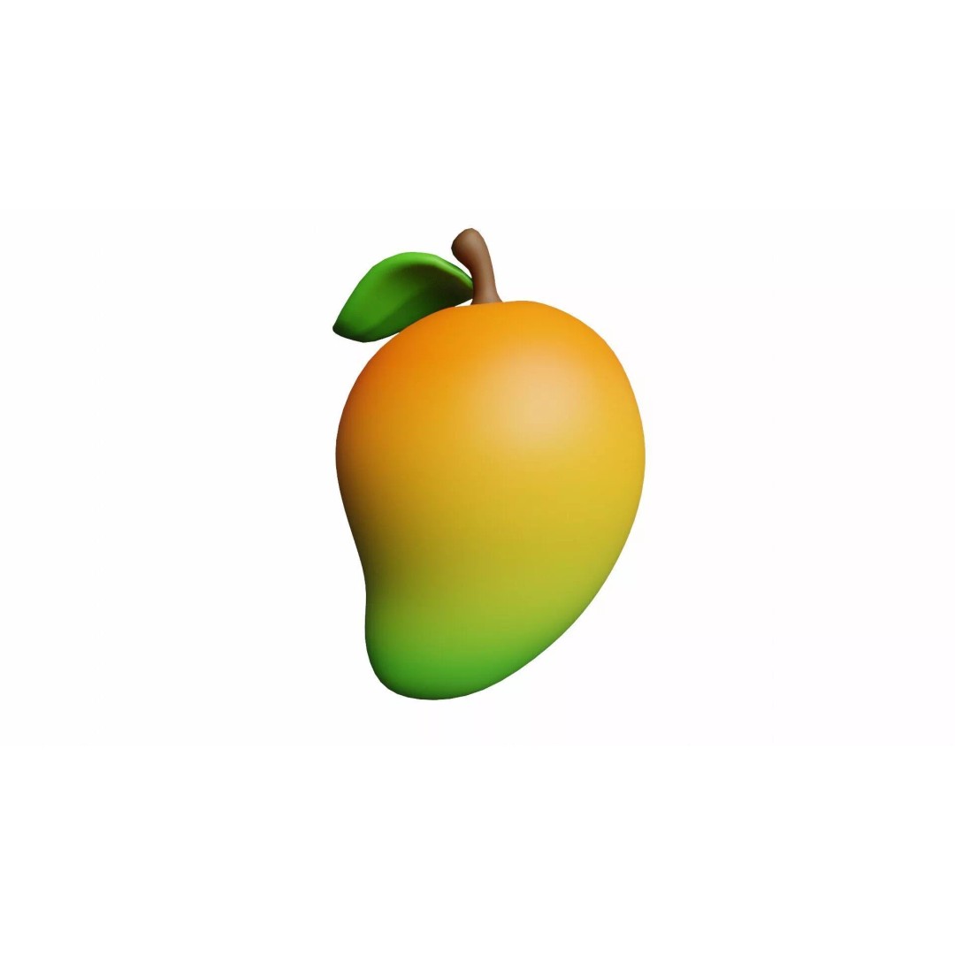 10 Fruits Pack 3D Model – Stylized Cartoon Low Poly, FBX, Blender - View 27