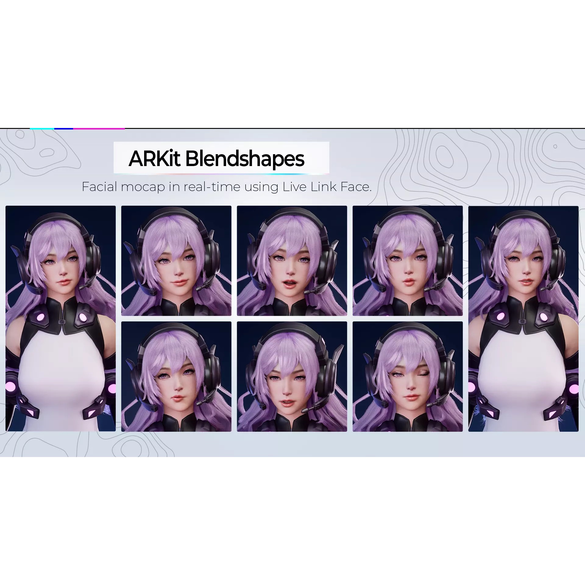 Cyber Operator Girl Ophelia - Low-Poly Game-Ready 3D Model - View 9