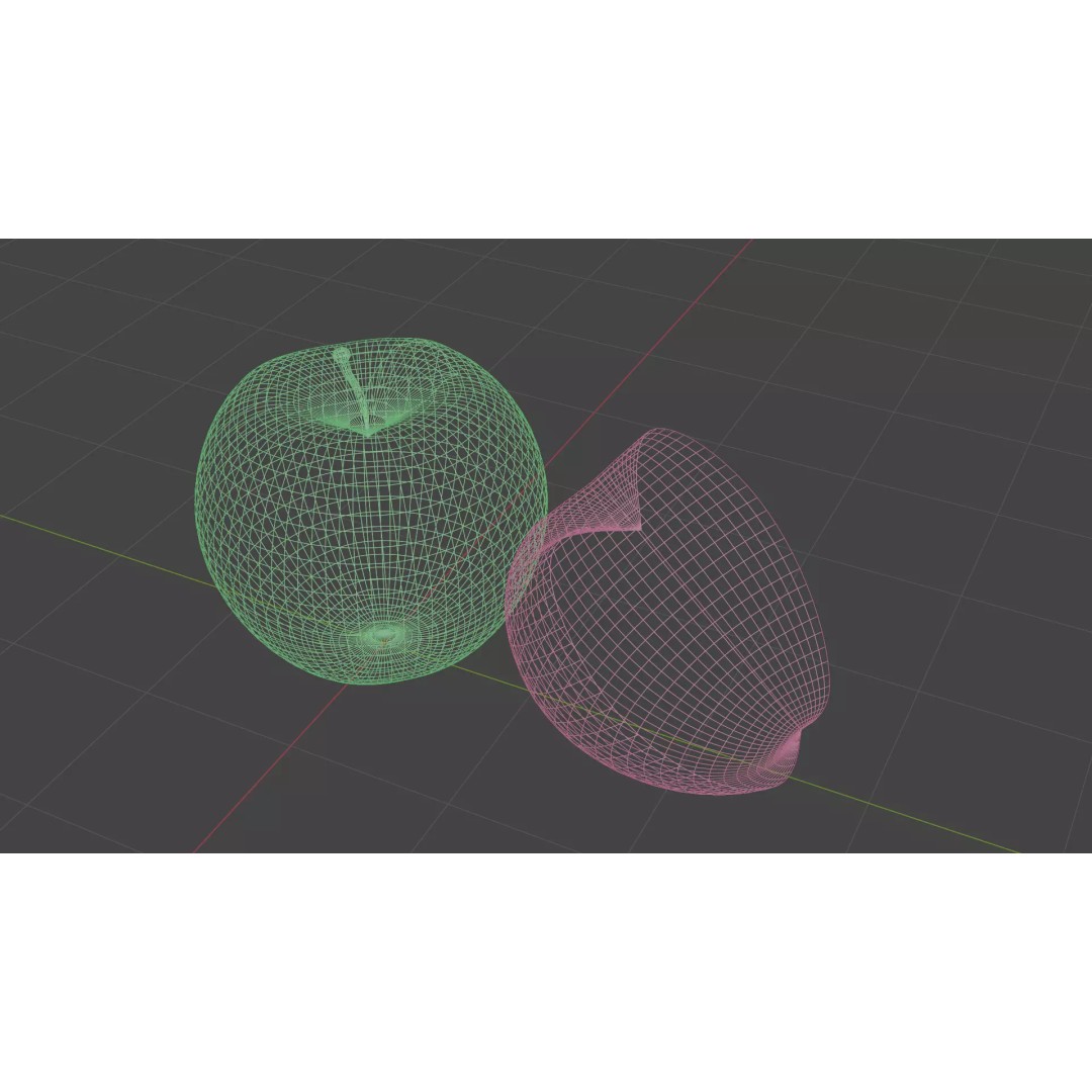 Realistic Red Apple 3D Model – Low Poly PBR Asset for Games and Animation - View 8